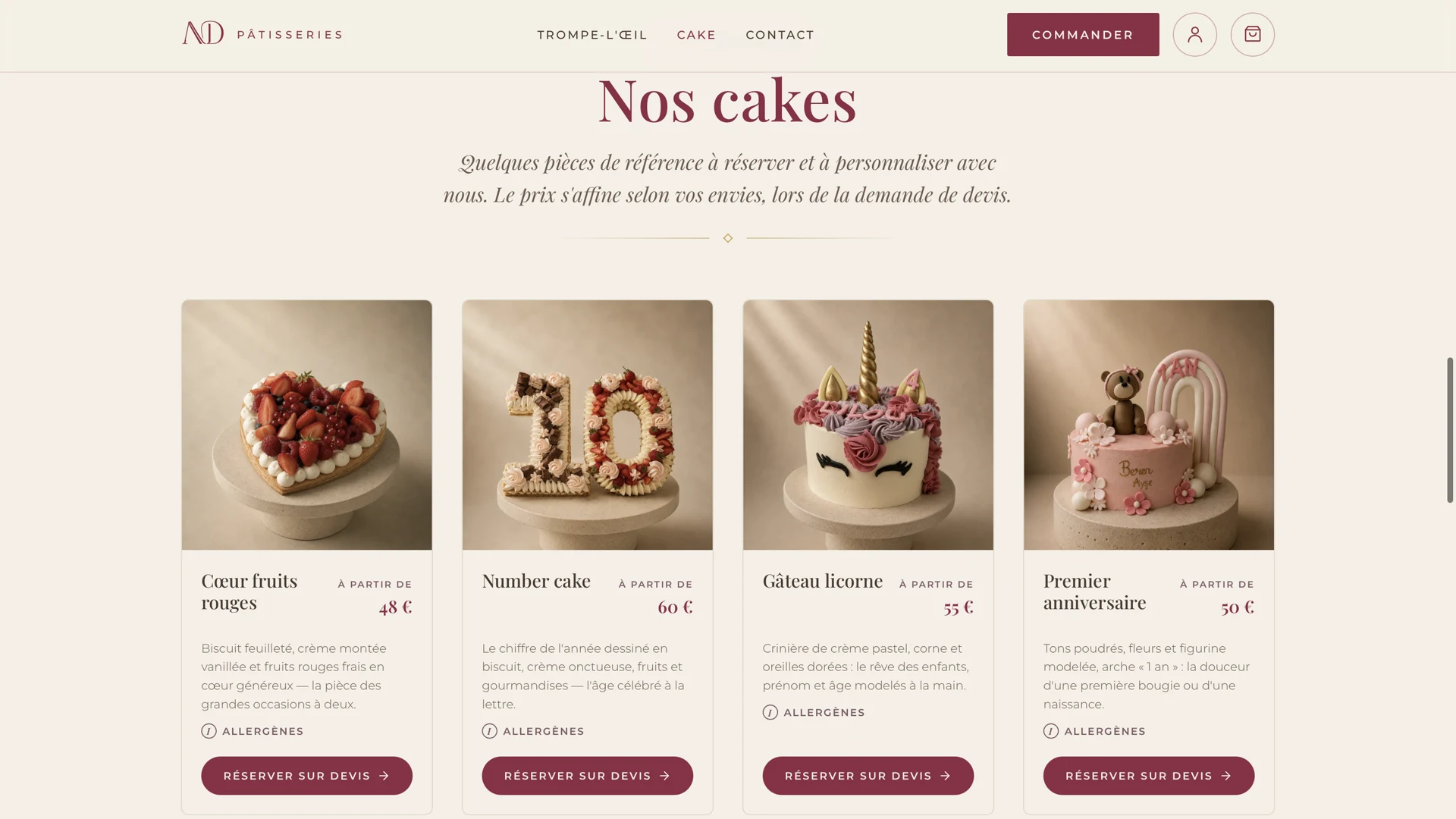 ND Pâtisseries — Galerie 2