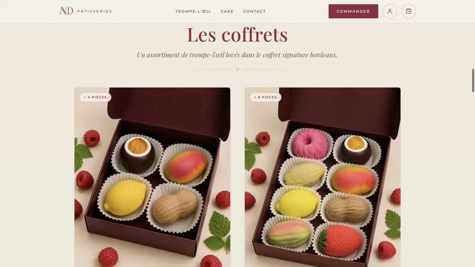 ND Pâtisseries, capture 3